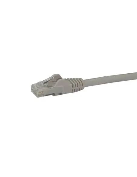 StarTech.com Cable de 5m Gris de Red Gigabit Cat6 Ethernet RJ45 sin Enganche - Snagless