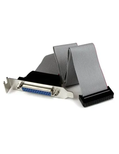 StarTech.com Adaptador de 40cm Header Cabezal Bracket Paralelo Perfil Bajo DB25 a IDC26 Pines Placa Base