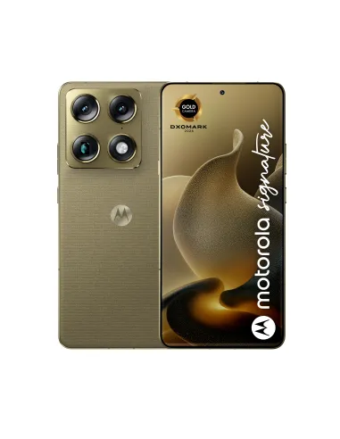 Motorola signature 17,2 cm (6.78") SIM doble Android 16.0 5G USB Tipo C 16 GB 512 GB 5200 mAh Oro