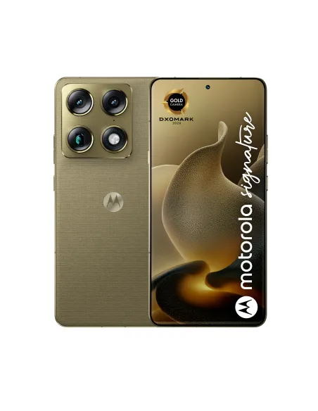 Motorola signature 17,2 cm (6.78") SIM doble Android 16.0 5G USB Tipo C 16 GB 512 GB 5200 mAh Oro