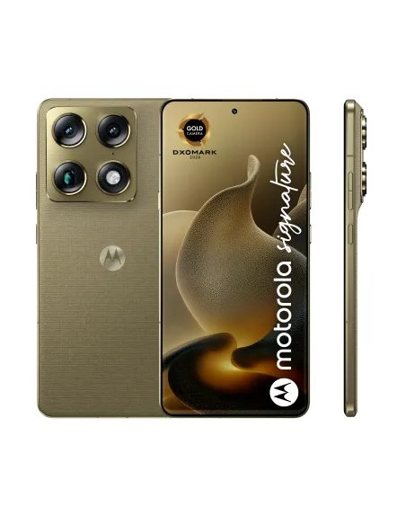 Motorola signature 17,2 cm (6.78") SIM doble Android 16.0 5G USB Tipo C 16 GB 512 GB 5200 mAh Oro