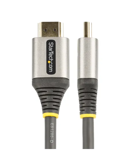 StarTech.com Cable 5m HDMI 2.0 de Alta Velocidad con Ethernet con Certificación Premium - Cable HDMI de 4K a 60Hz - HDR10 - ARC