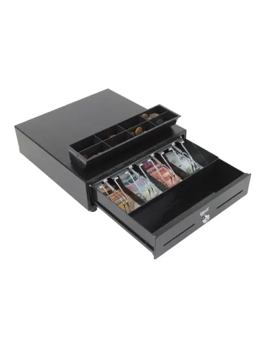 iggual Cajón Portamonedas IRON-XS 33cm 4+8 negro