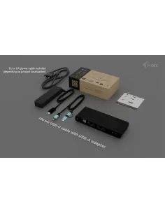 i-tec Universal Dual 4K Display Docking Station + Power Delivery 85W 2