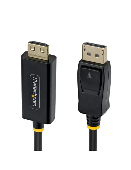 StarTech.com Cable Adaptador DisplayPort a HDMI de 2m con Conectores de Agarre - 4K 60Hz con HDR - Conversor de Vídeo