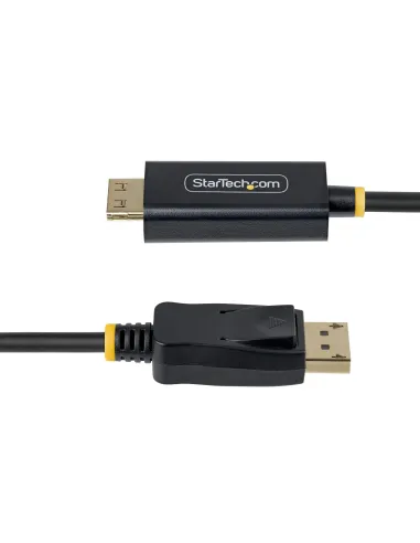 StarTech.com Cable Adaptador DisplayPort a HDMI de 2m con Conectores de Agarre - 4K 60Hz con HDR - Conversor de Vídeo