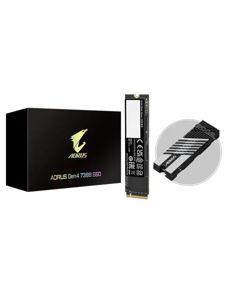 GIGABYTE AORUS Gen4 7300 SSD 2TB M.2 PCI Express 4.0 NVMe 3D TLC NAND