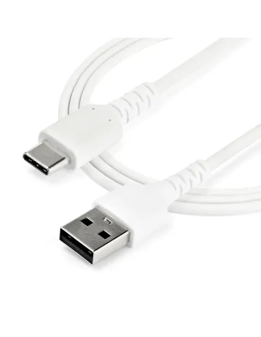 StarTech.com Cable de Carga USB-A a USB-C de 1m - Cable de Carga Rápida y Sincronización USB 2.0 de Servicio Pesado - Cable de