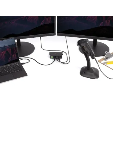 StarTech.com Hub Industrial de 4 Puertos USB 2.0 con Protección Antiestática ESD
