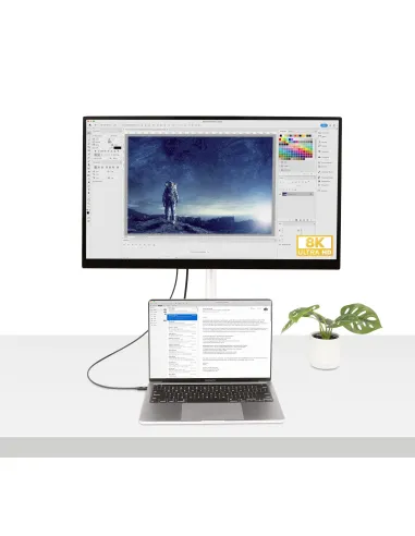 StarTech.com Cable de 1m Thunderbolt 4 - 40Gbps - PD 100W - Vídeo 4K 8K - Cable Thunderbolt 4 con Certificación Intel -