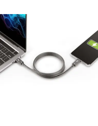 StarTech.com Cable de 1m Thunderbolt 4 - 40Gbps - PD 100W - Vídeo 4K 8K - Cable Thunderbolt 4 con Certificación Intel -