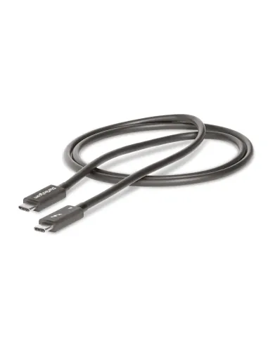 StarTech.com Cable de 1m Thunderbolt 4 - 40Gbps - PD 100W - Vídeo 4K 8K - Cable Thunderbolt 4 con Certificación Intel -