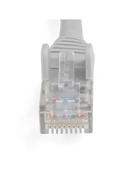 StarTech.com Cable Ethernet CAT6 de 50cm - LSZH - Cable de Red de 10 Gigabits de 650MHz y PoE de 100W UTP sin Enganches