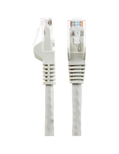 StarTech.com Cable Ethernet CAT6 de 50cm - LSZH - Cable de Red de 10 Gigabits de 650MHz y PoE de 100W UTP sin Enganches
