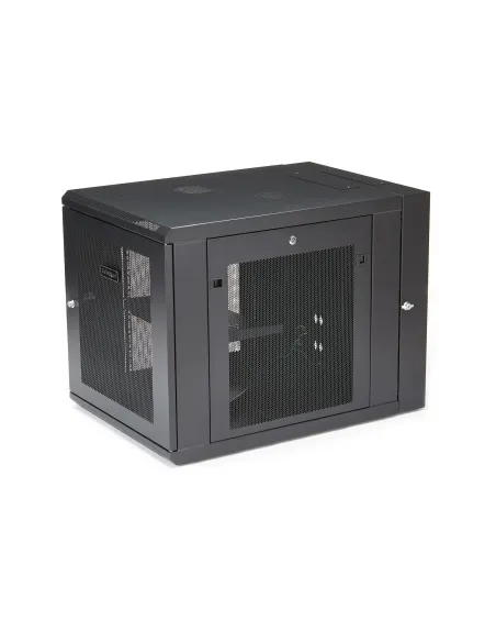 StarTech.com Armario Rack de Pared para Servidores 12U 19" 4 Columnas y Estante 1U - Rack de Servidores de Montaje en Pared con