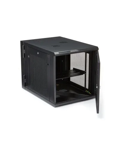 StarTech.com Armario Rack de Pared para Servidores 12U 19" 4 Columnas y Estante 1U - Rack de Servidores de Montaje en Pared con