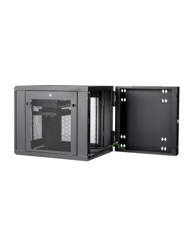 StarTech.com Armario Rack de Pared para Servidores 12U 19" 4 Columnas y Estante 1U - Rack de Servidores de Montaje en Pared con