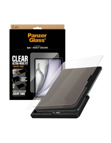 PanzerGlass ® Screen Protector iPad Air 11" (2024-2026) | Ultra-Wide Fit w. Fastfit tool Protector de pantalla Apple 1 pieza(s)