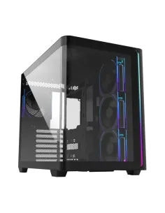 FSP M580-BP Plus Carcasa Midi Tower mITX, mATX Negro ARGB