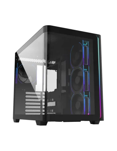 FSP M580-BP Plus Carcasa Midi Tower mITX, mATX Negro ARGB