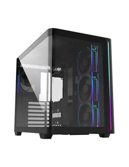 FSP M580-BP Plus Carcasa Midi Tower mITX, mATX Negro ARGB
