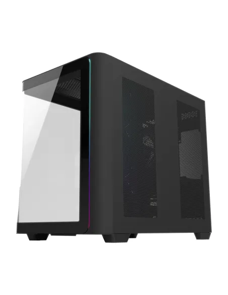FSP M580-BP Plus Carcasa Midi Tower mITX, mATX Negro ARGB