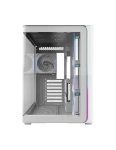 FSP M580-WP Plus Carcasa Midi Tower mITX, mATX Blanco ARGB 2
