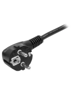 StarTech.com Cable de 2m de Alimentación para Ordenador, 18AWG, EU Schuko a C13, 10A 250V, Negro, Cable de Repuesto, Cable de 2