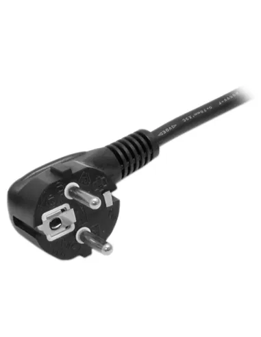 StarTech.com Cable de 2m de Alimentación para Ordenador, 18AWG, EU Schuko a C13, 10A 250V, Negro, Cable de Repuesto, Cable de