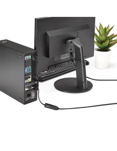 StarTech.com Conversor de Vídeo DisplayPort a HDMI con Audio – Adaptador Activo DP 1.2 para Ordenadores de Sobremesa Laptops –
