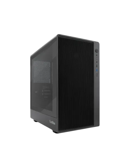 CoolBox GAMING CAJA MATX GM350 DARKFACE USB-C 3.2 GEN1 CRISTAL AHUMADO