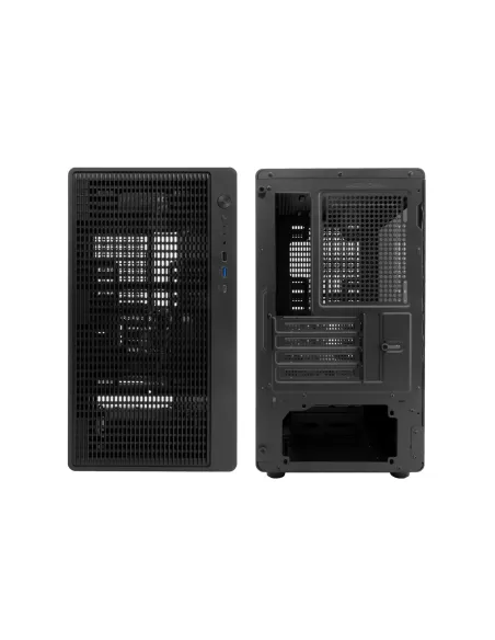 CoolBox GAMING CAJA MATX GM350 DARKFACE USB-C 3.2 GEN1 CRISTAL AHUMADO