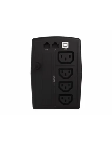 Conceptronic ZEUS07E sistema de alimentación ininterrumpida (UPS) Línea interactiva 1 kVA 600 W 4 salidas AC