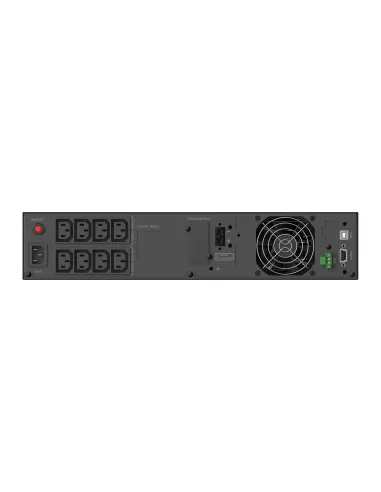 Conceptronic ZEUS51E2K sistema de alimentación ininterrumpida (UPS) Doble conversión (en línea) 2 kVA 2000 W 8 salidas AC