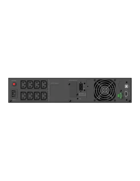 Conceptronic ZEUS51E2K sistema de alimentación ininterrumpida (UPS) Doble conversión (en línea) 2 kVA 2000 W 8 salidas AC