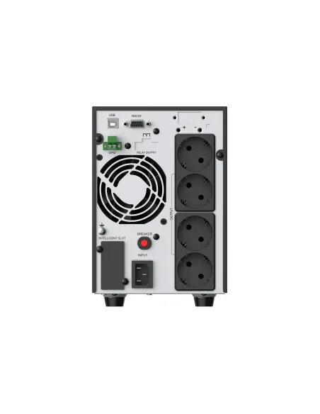 Conceptronic ZEUS52ES2K sistema de alimentación ininterrumpida (UPS) Doble conversión (en línea) 2 kVA 1800 W 4 salidas AC
