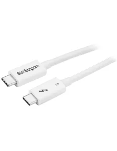 StarTech.com Cable Thunderbolt 3 Pasivo 50cm - 40Gbps - PD 100W - Vídeo 4K 5K - Cable Thunderbolt - Certificado Thunderbolt -