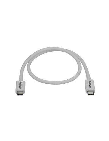 StarTech.com Cable Thunderbolt 3 Pasivo 50cm - 40Gbps - PD 100W - Vídeo 4K 5K - Cable Thunderbolt - Certificado Thunderbolt -