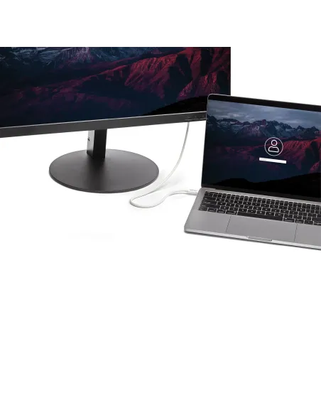 StarTech.com Cable Thunderbolt 3 Pasivo 50cm - 40Gbps - PD 100W - Vídeo 4K 5K - Cable Thunderbolt - Certificado Thunderbolt -