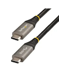 StarTech.com Cable USB-C de 2m - USB 5 Gbps - Entrega de Alimentación de 100W (5A) - Modo Alt. de DP 4K 60Hz - Cubierta de TPE