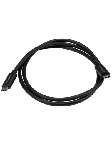 StarTech.com Cable de 1m USB-C a USB-C - USB 3.1 (10Gbps) - 4K - USB-IF - de Carga y Sincronización - Cable USB Tipo C a USB