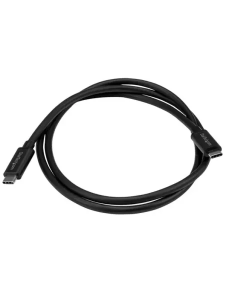 StarTech.com Cable de 1m USB-C a USB-C - USB 3.1 (10Gbps) - 4K - USB-IF - de Carga y Sincronización - Cable USB Tipo C a USB