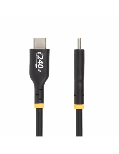 StarTech.com Cable de Carga USB-C de 1m - Cable USB Tipo C - Certificación USB-IF - PD de 240W EPR - Cable USB 2.0 USB-C de