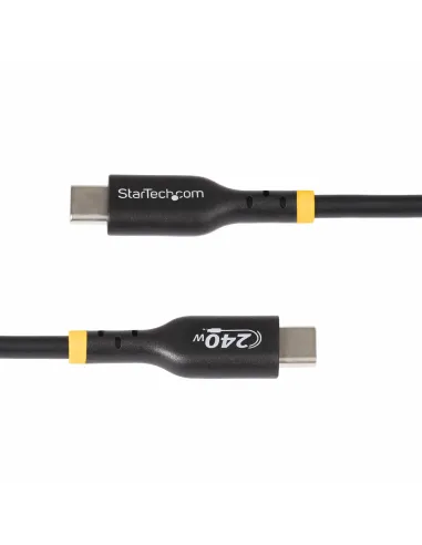 StarTech.com Cable de Carga USB-C de 1m - Cable USB Tipo C - Certificación USB-IF - PD de 240W EPR - Cable USB 2.0 USB-C de