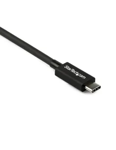 StarTech.com Cable Thunderbolt 3 Pasivo de 80cm - 40Gbps - PD 100W - Vídeo 4K 5K - Cable Thunderbolt - Certificado Thunderbolt 2