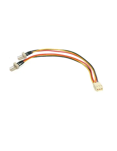 StarTech.com Cable 15cm Splitter Divisor de Alimentación Corriente para Fan Ventilador de CPU - TX3
