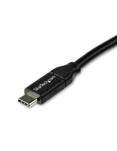 StarTech.com Cable de 2m USB-C a USB-C con capacidad para Entrega de Alimentación de 5A - USB TipoC - Cable de Carga USBC - USB