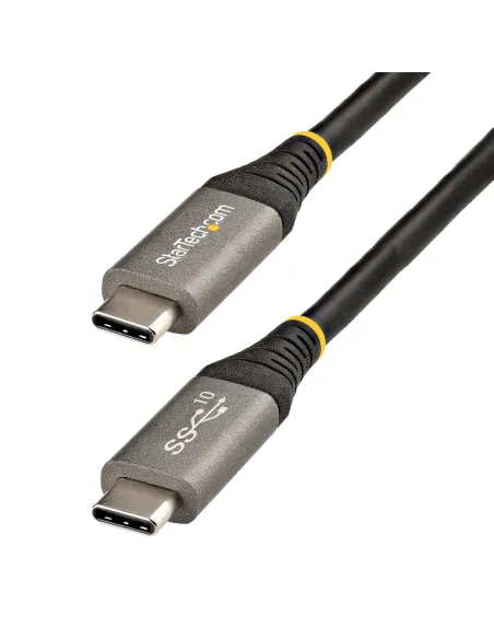 StarTech.com Cable de 50cm USB-C de 10Gbps - Cable USB Tipo C - Cable USB TipoC USB 3.2 Gen 2 - Con Carga por Entrega de