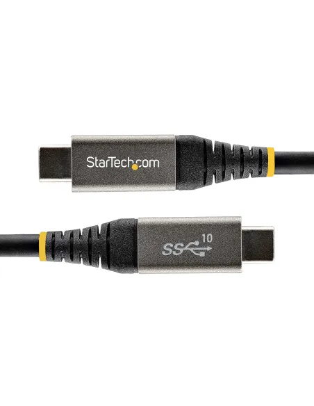 StarTech.com Cable de 50cm USB-C de 10Gbps - Cable USB Tipo C - Cable USB TipoC USB 3.2 Gen 2 - Con Carga por Entrega de