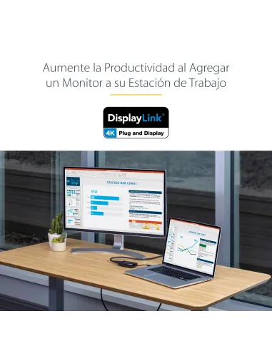 StarTech.com Adaptador USB 3.0 HDMI - Certificado con DisplayLink - 1920x1200